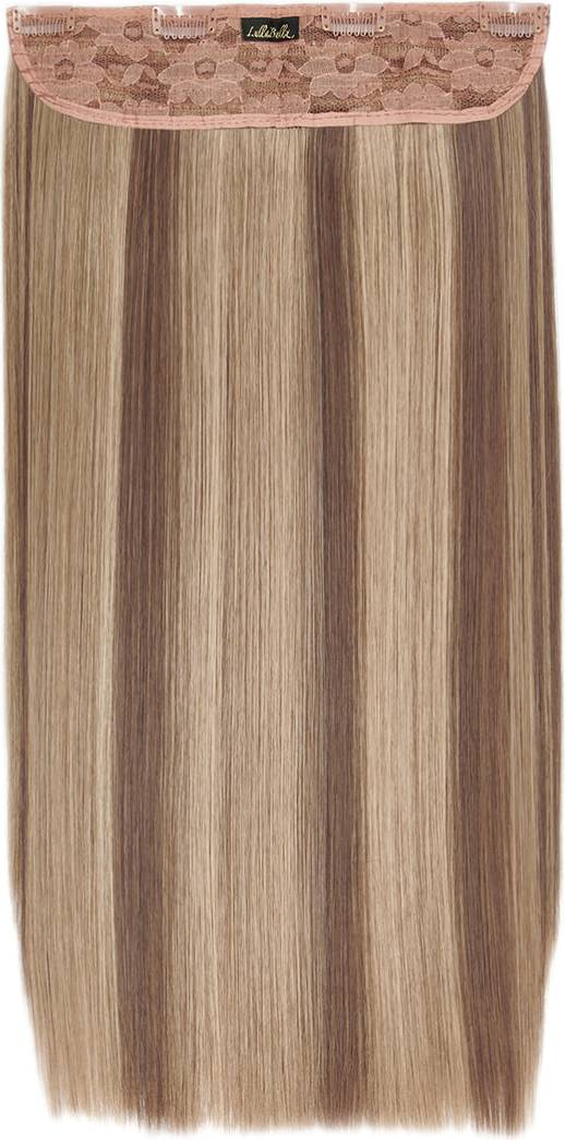 Lullabellz Thick Straight Clip In Hair Extensions 18 inch Mellow Brown