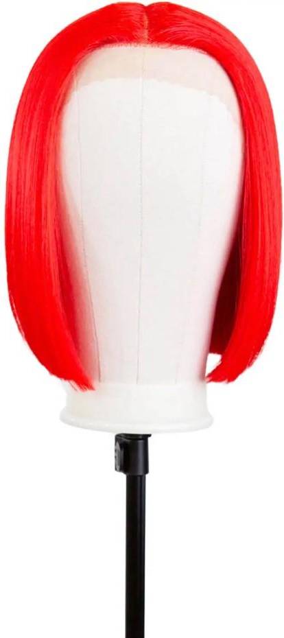 pls London The Anna Bob Lace Frontal Wig 12 inch Crimson