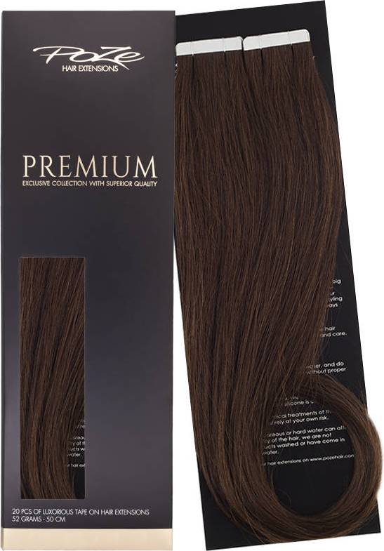 Poze Premium Tape On 50cm 20-pack 4B Chocolate Brown