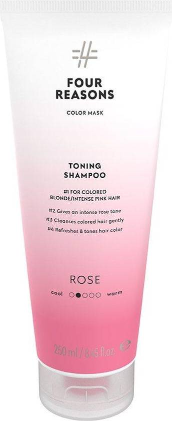 Four Reasons Color Mask Toning Shampoo Rose 250ml
