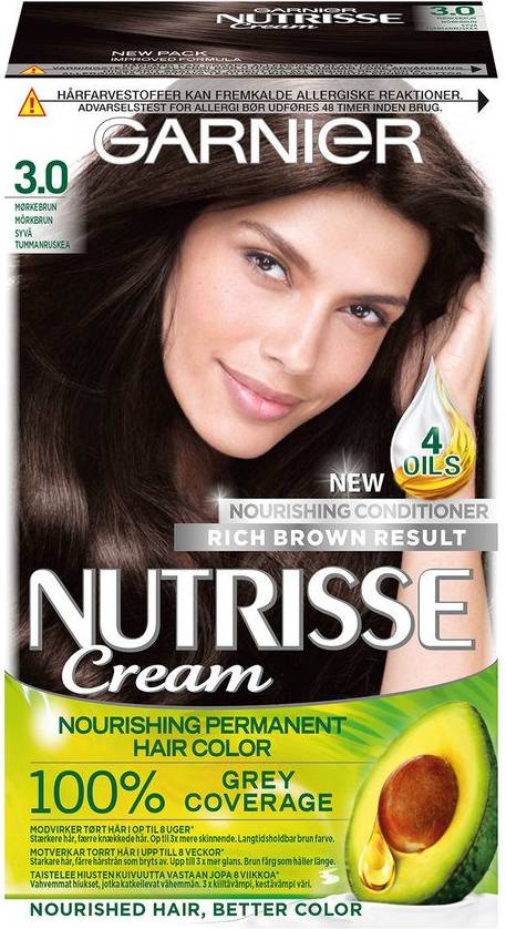 Garnier Nutrisse Cream #3.0 Dark Brown