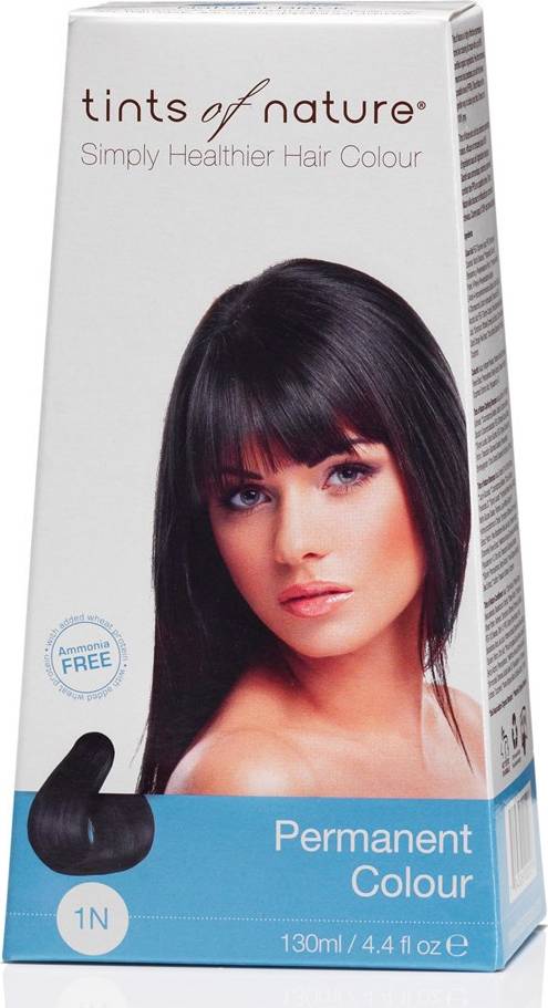 Tints of Nature Permanent Hair Colour 1N Natural Black 130ml