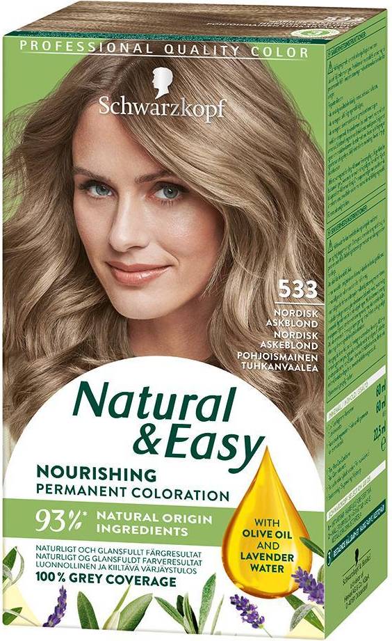 Schwarzkopf Natural & Easy #533 Nordic Askblond 142.5ml