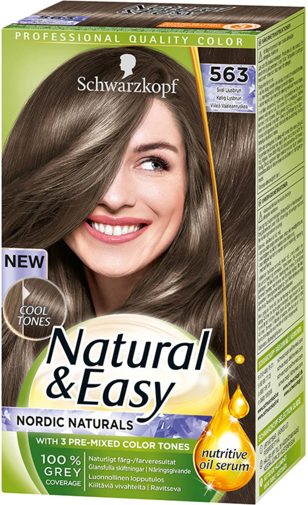 Schwarzkopf Natural & Easy #563 Sval Ljusbrun