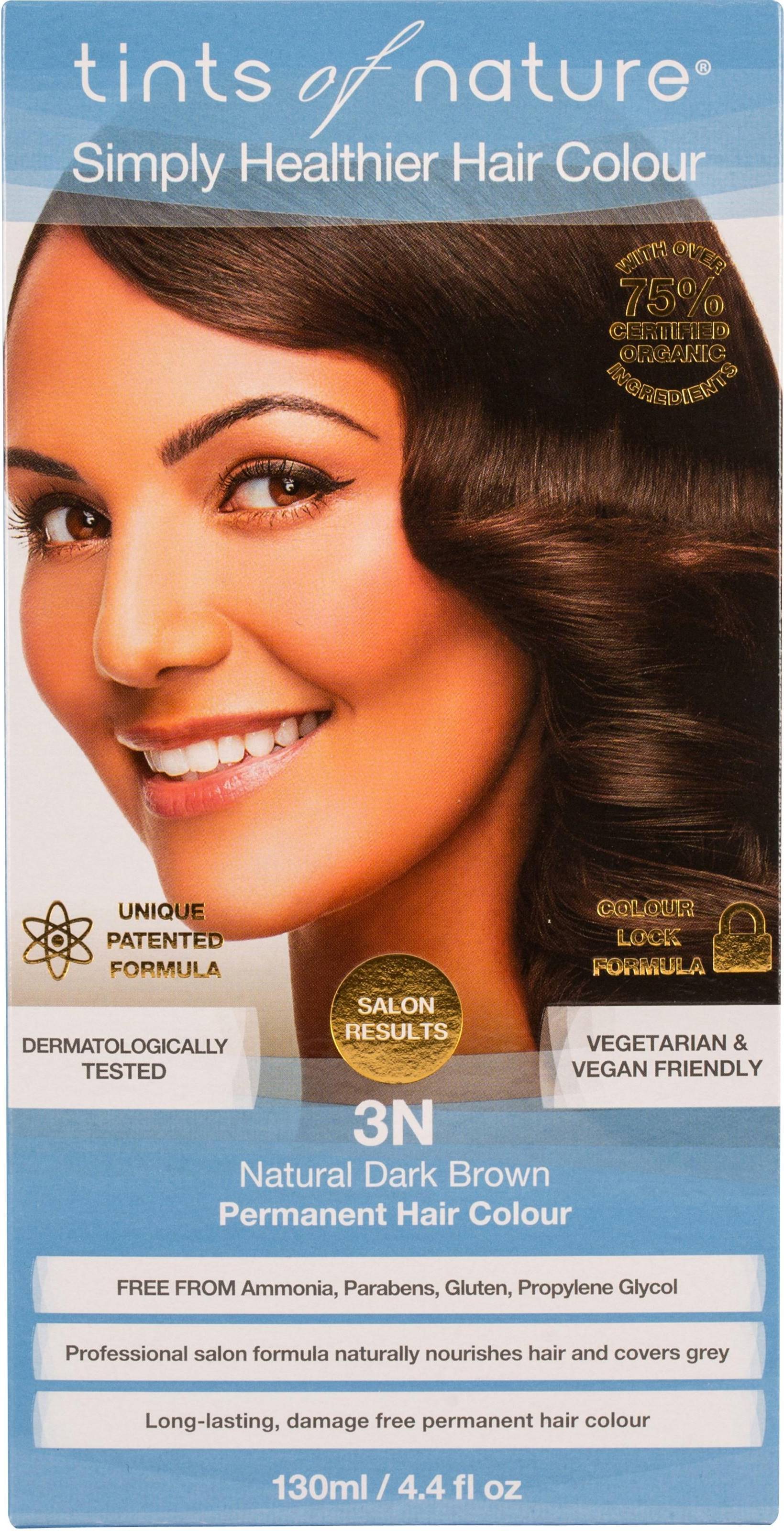 Tints of Nature Permanent Hair Colour 3N Natural Dark Brown 130ml