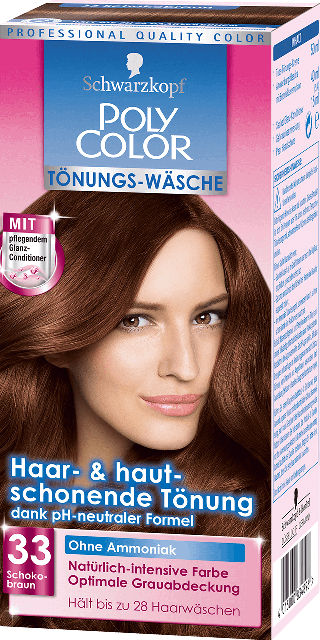 Schwarzkopf Poly Color Tonings-Shampoo #33 Chocolate Brown