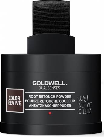 Goldwell Dualsenses Color Revive Root Retouch Powder Dark Brown to Black 3.7g