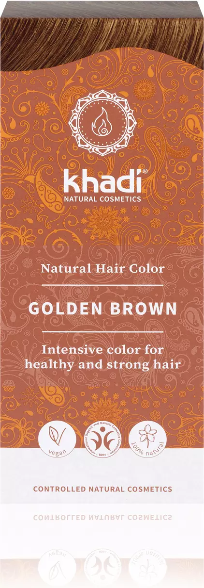Khadi Natural Hair Color Golden Brown 100g