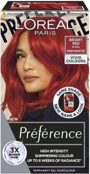 L'Oréal Paris Préférence Vivids Bright Red 8.624