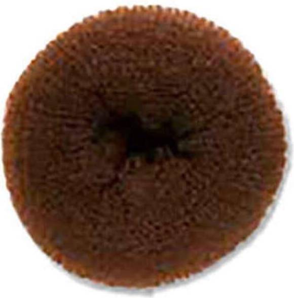 Doughnut Hair Bun Dikson Muster (80 mm) Chestnut