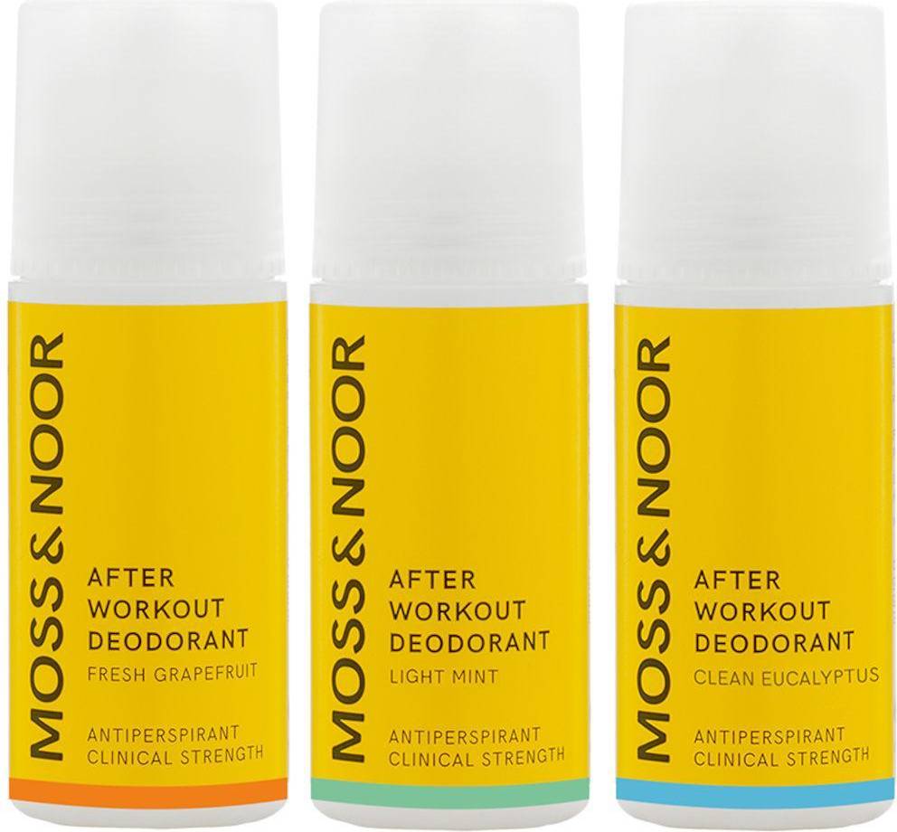 Moss & Noor After Workout Deo Roll-on Mixed 60ml 3-pack