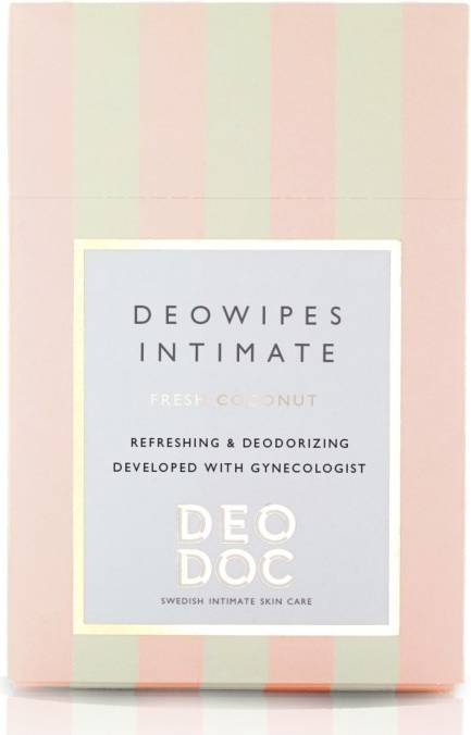 DeoDoc DeoWipes Intimate Fresh Coconut 10-pack