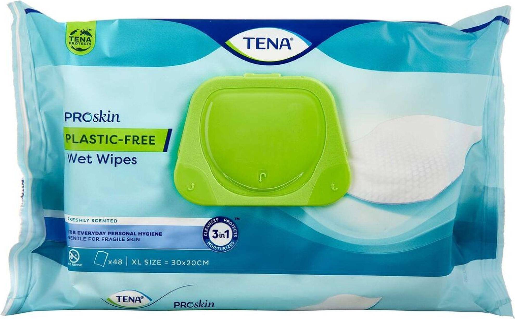 TENA ProSkin Wet Wipes 48-pack