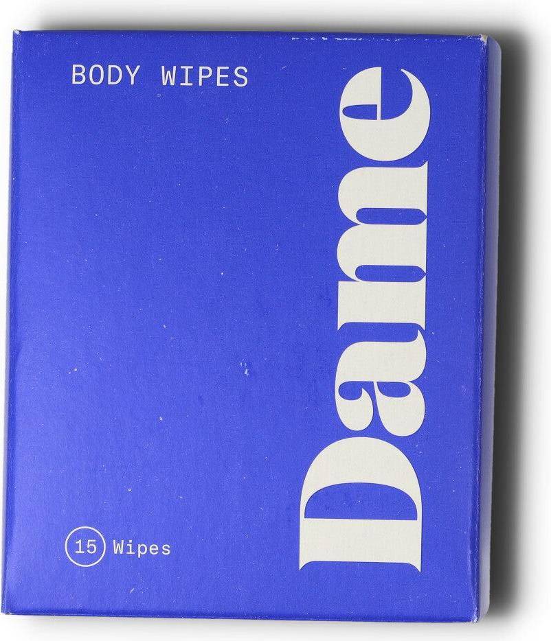 Dame Body Wipes 15-pack