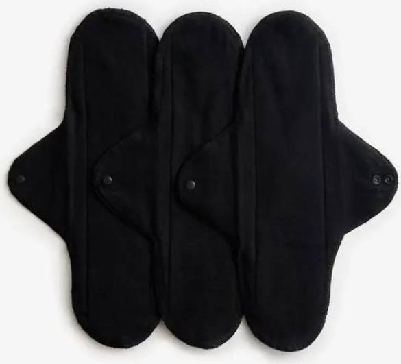 ImseVimse Ekologiska Tygbindor Classic Night 3-Pack, Black