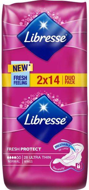 Libresse Ultra Thin Normal Wings 28-pack