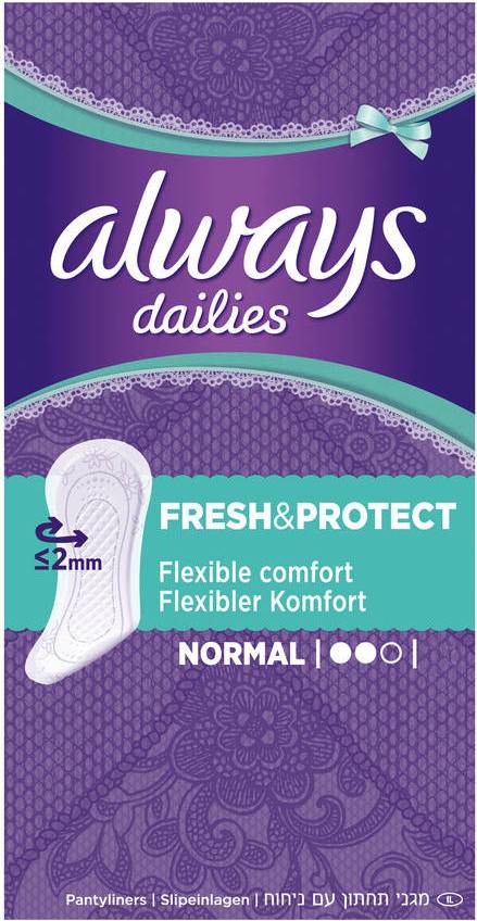Always Dailies Fresh & Protect Normal 30-pack