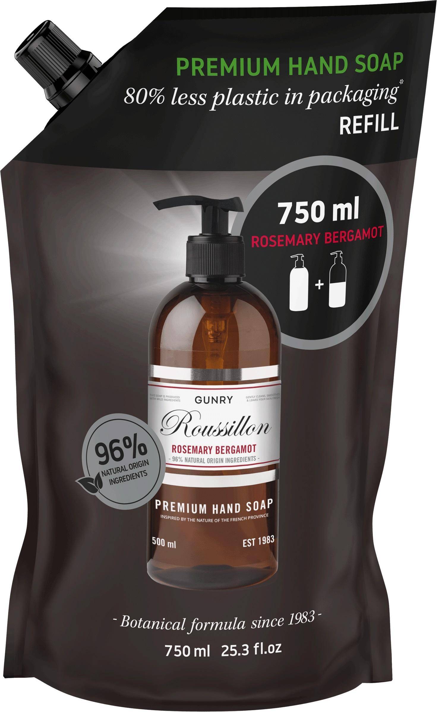 Gunry Premium Hand Soap Refill Rosemary Bergamot