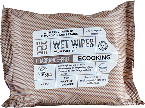 Ecooking Wipes Fragrance Free 25 pcs.