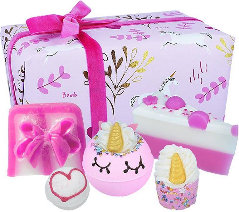 Bomb Cosmetics Unicorn Sparkle Set Darkova sada do koupele
