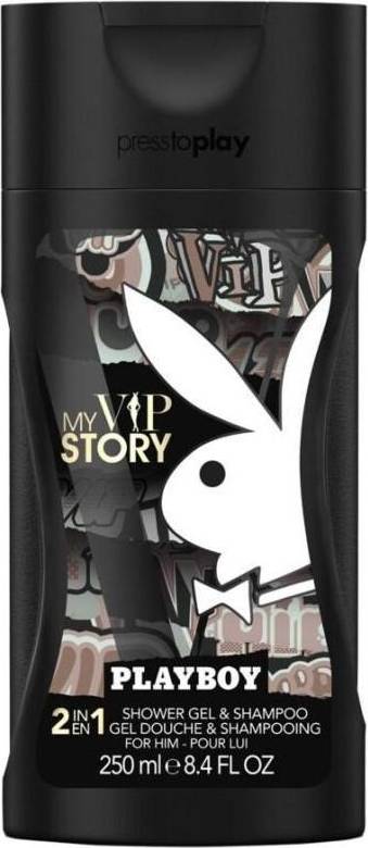 Playboy My VIP Story 2in1 Shower Gel & Shampoo 250ml