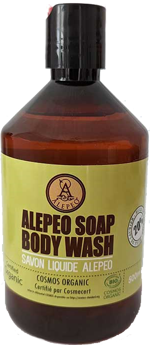 Aleppo Flytande Bodywash Natural Eco 20 % Lagerbärsolja 500ml