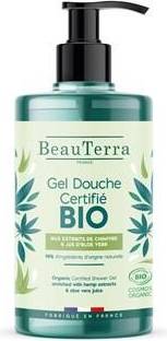 BeauTerra Organic Shower Gel Hemp & Aloe Vera - 750 750ml