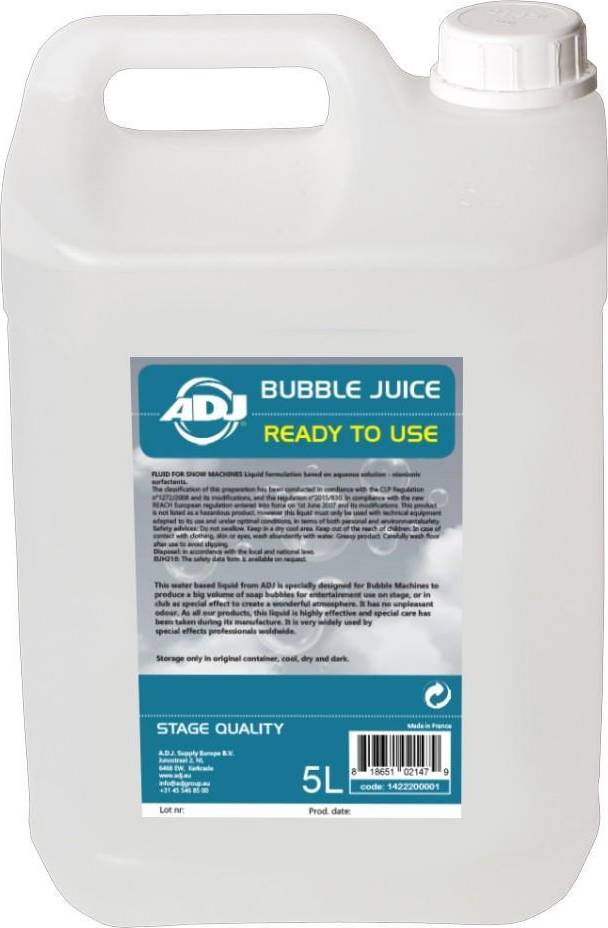 ADJ Bubble Soap 5000ml