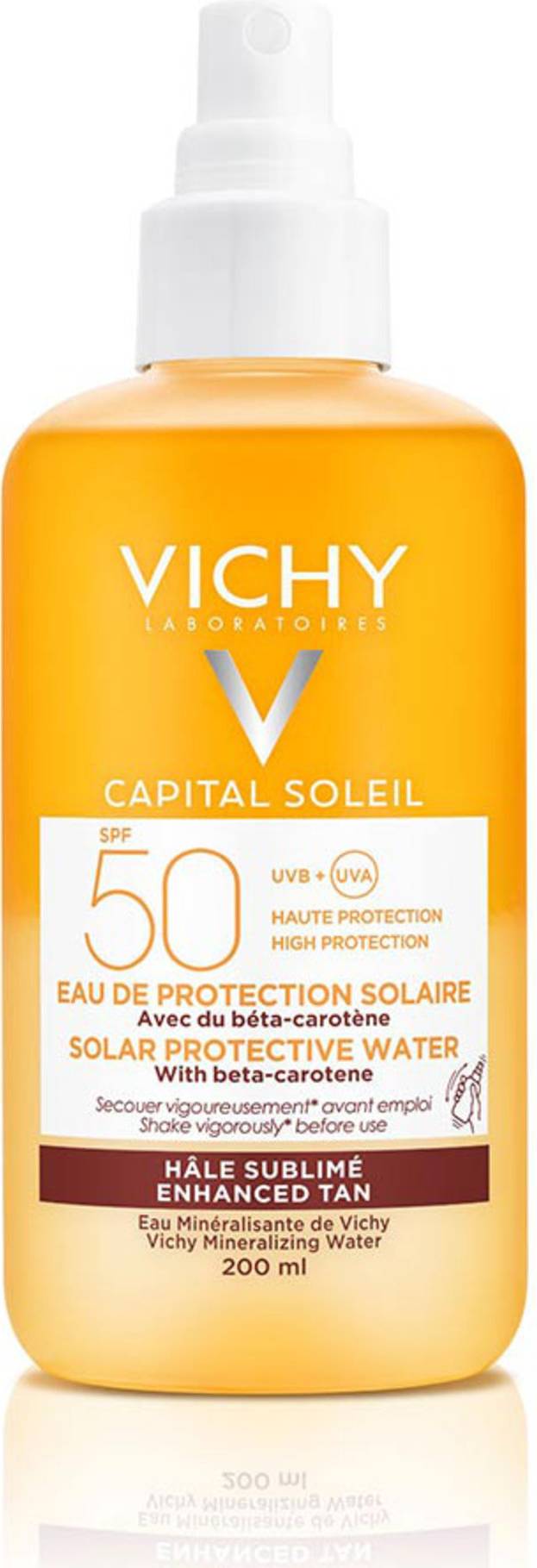 Vichy Capital Soleil Solar Protective Water Enhanced Tan SPF50 200ml