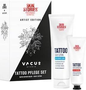 Skin Stories Pleje Tattoo Gift set Tattoo Daily Lotion Rapid Repair Balm