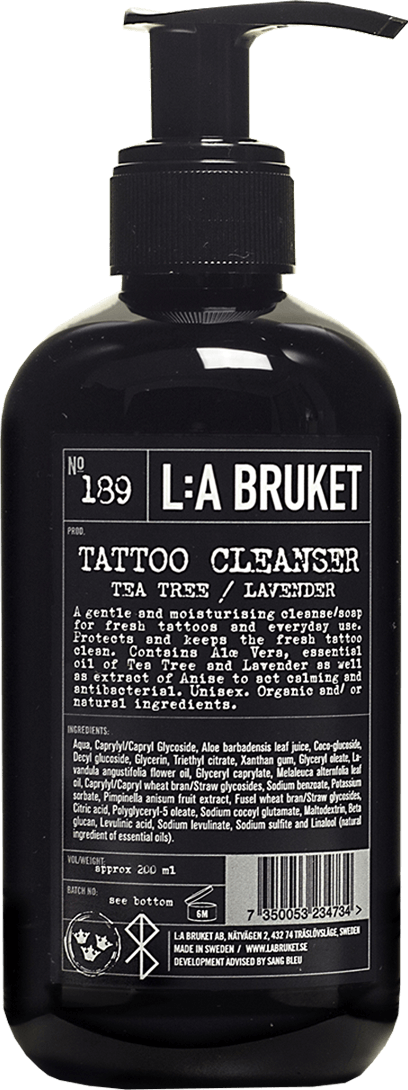 L:A Bruket 189 Tattoo Cleanser Tea Tree & Lavendel 200ml