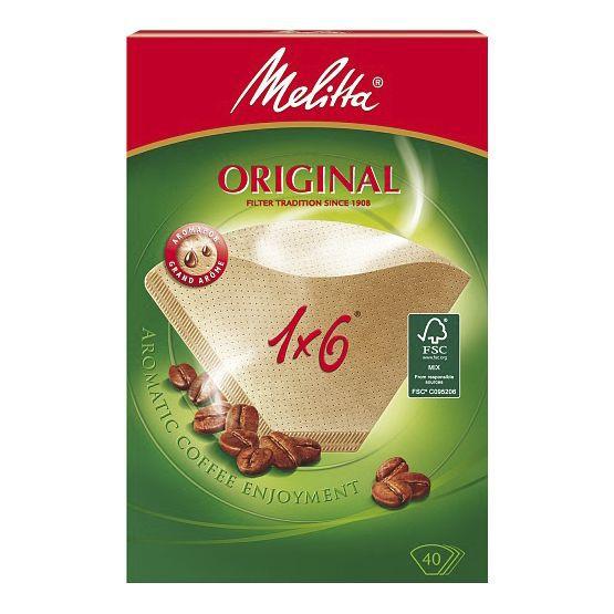 Melitta Coffee Filter 1X6 40 Pack