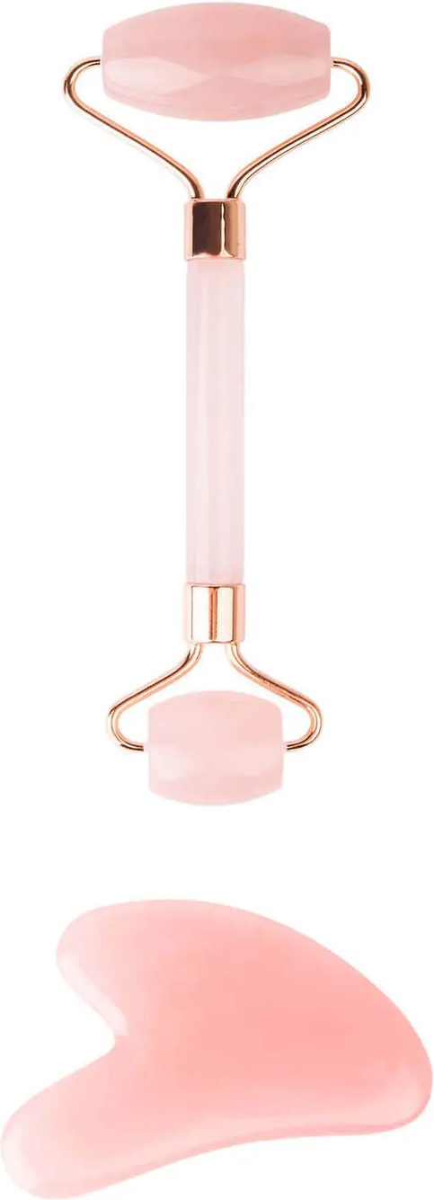 Brushworks HD Resin Rose Roller & Gua Sha