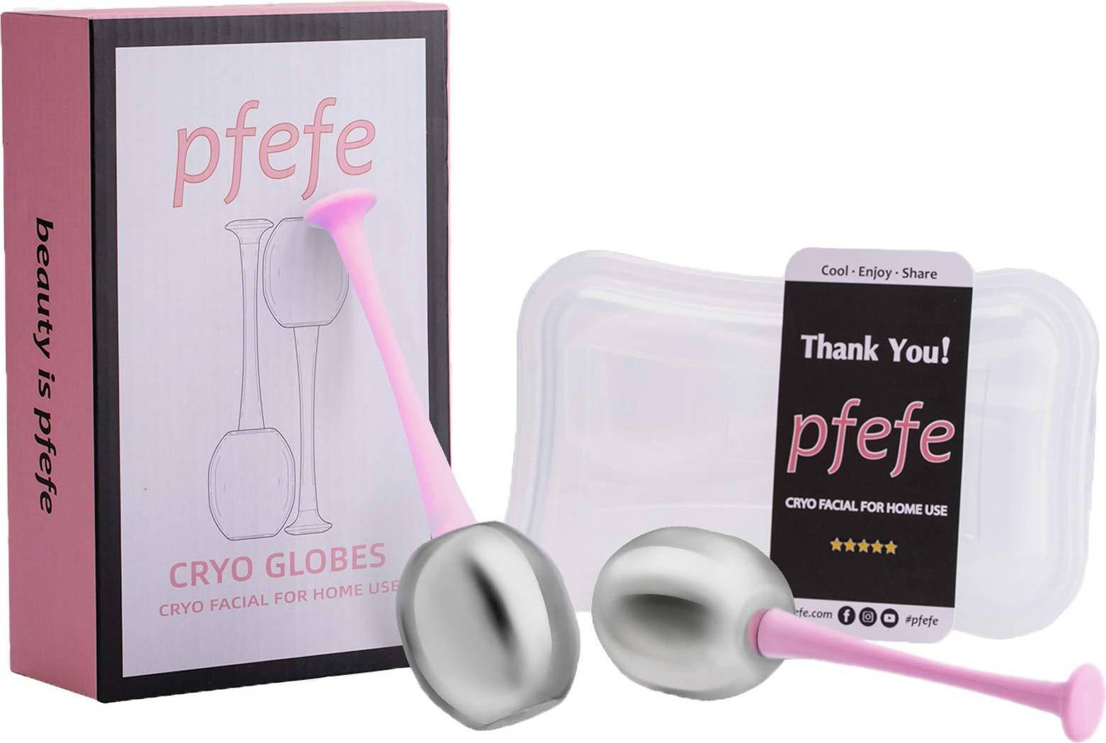 Ice Globes Facial Skin Care Tools for Women Face & Eyes, Cryo