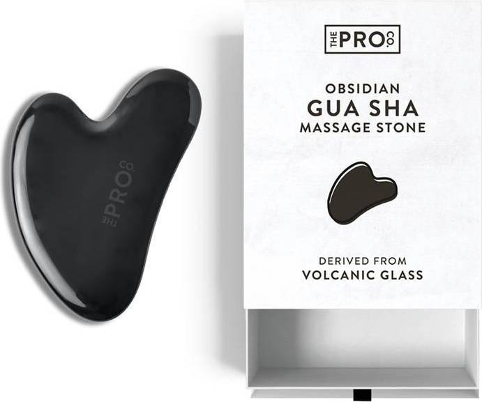 Pro Co. Obsidian Gua Sha Facial Massage Stone