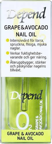Depend O2 Grape & Avocado Nail Oil 11ml