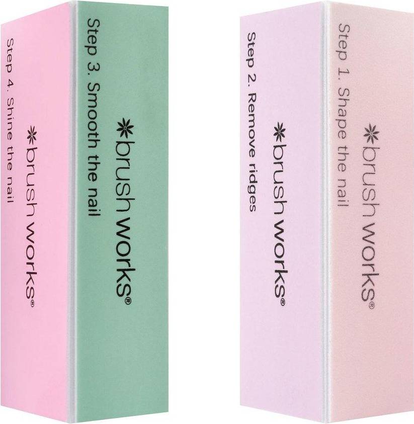 Brush Works Pastle Buffing Block Duo 2-pack