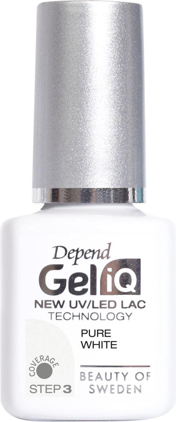 Depend Gel iQ Nail Polish #1000 Pure White 5ml