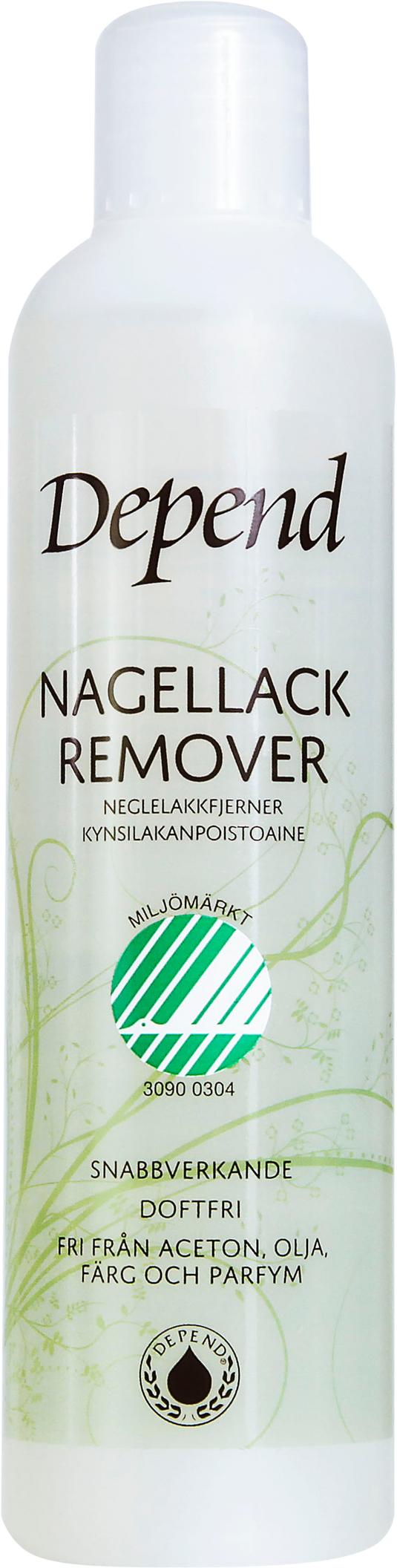 Depend Nagellack Remover Miljöanpassad 250ml