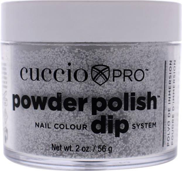 Cuccio Cuccio Pro Powder Polish Nail Colour Dip System - Deep Silver Glitter 1.6 Nail