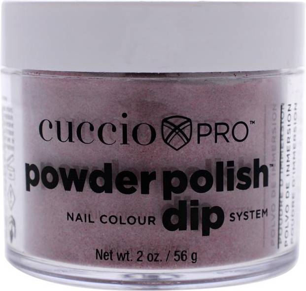 Cuccio Cuccio Pro Powder Polish Nail Colour Dip System - Dark Red Glitter 1.6 Nail Powder