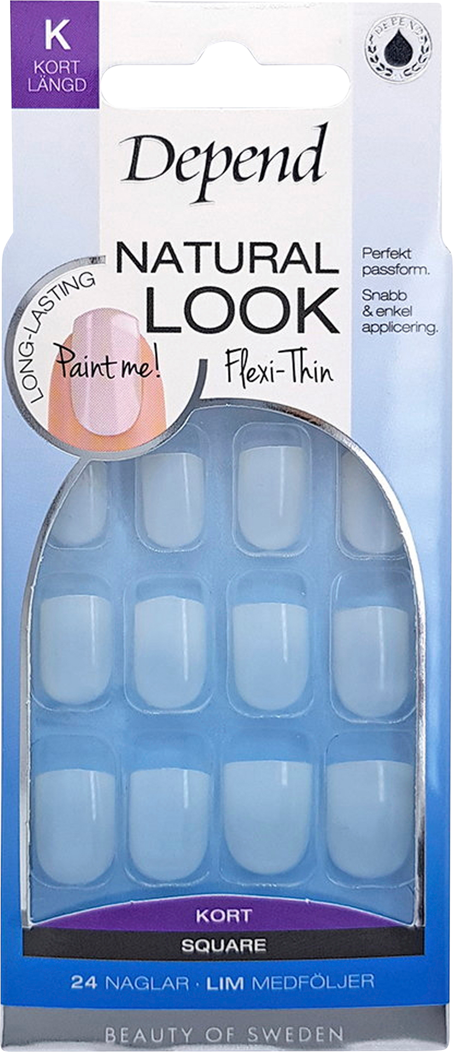 Depend Natural Look Kort Square 1 PCS