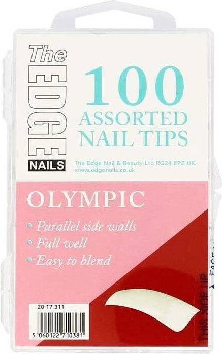 The Edge The Edge Nails Assorted Olympic Nail Tips 100