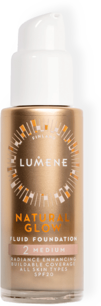 Lumene Natural Glow Fluid Foundation SPF20 #2 Medium