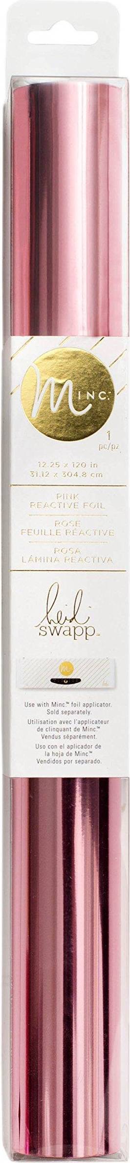 American Crafts HSFOIL-70137 12 in. Minc Reactive Foil Light Pink