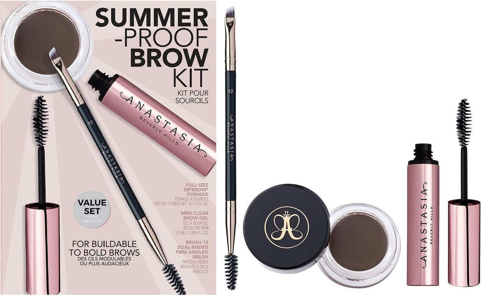 Anastasia Beverly Hills Anastasia Beverly Hills Summer-Proof Brow Kit Various Shades Dark Brown