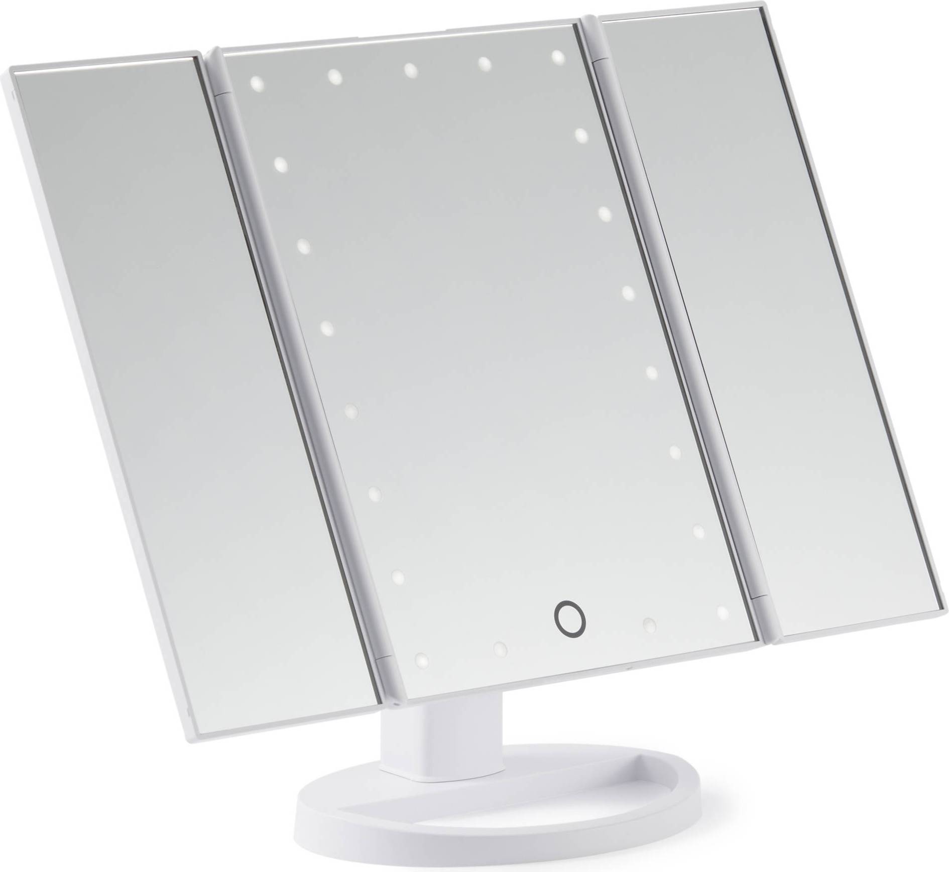 Browgame Cosmetics Tri Folded Lighted Makeup Mirror