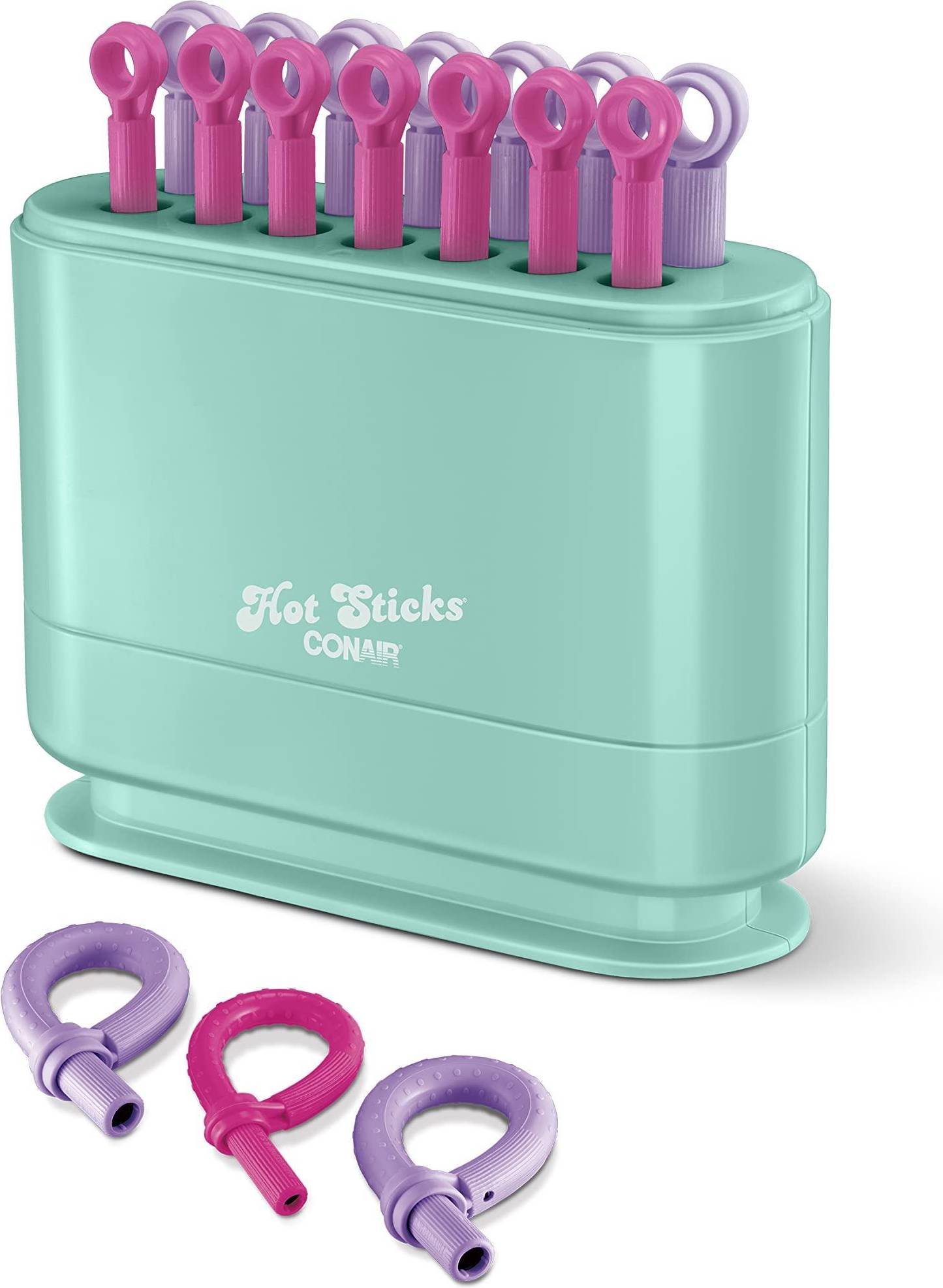 Conair HOT STICKS, Silicone Hot Roller Set with Rollers, No Clips