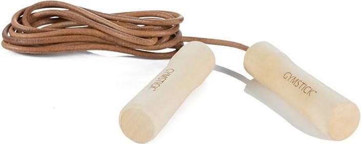 Gymstick Leather Jump Rope Wood 275cm