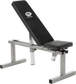 Master Fitness Bench Silver 1